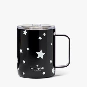 NEW Kate Spade Black Star Mug